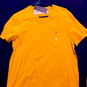 Tommy Hilfiger shirt. Yellow shirt